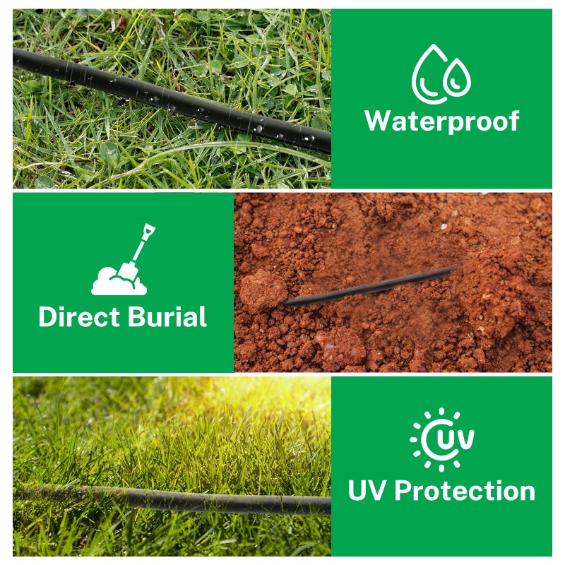FIRMERST 18/13 Solid Sprinkler Wire for up to 12 Valves System 30 Feet - Image 4